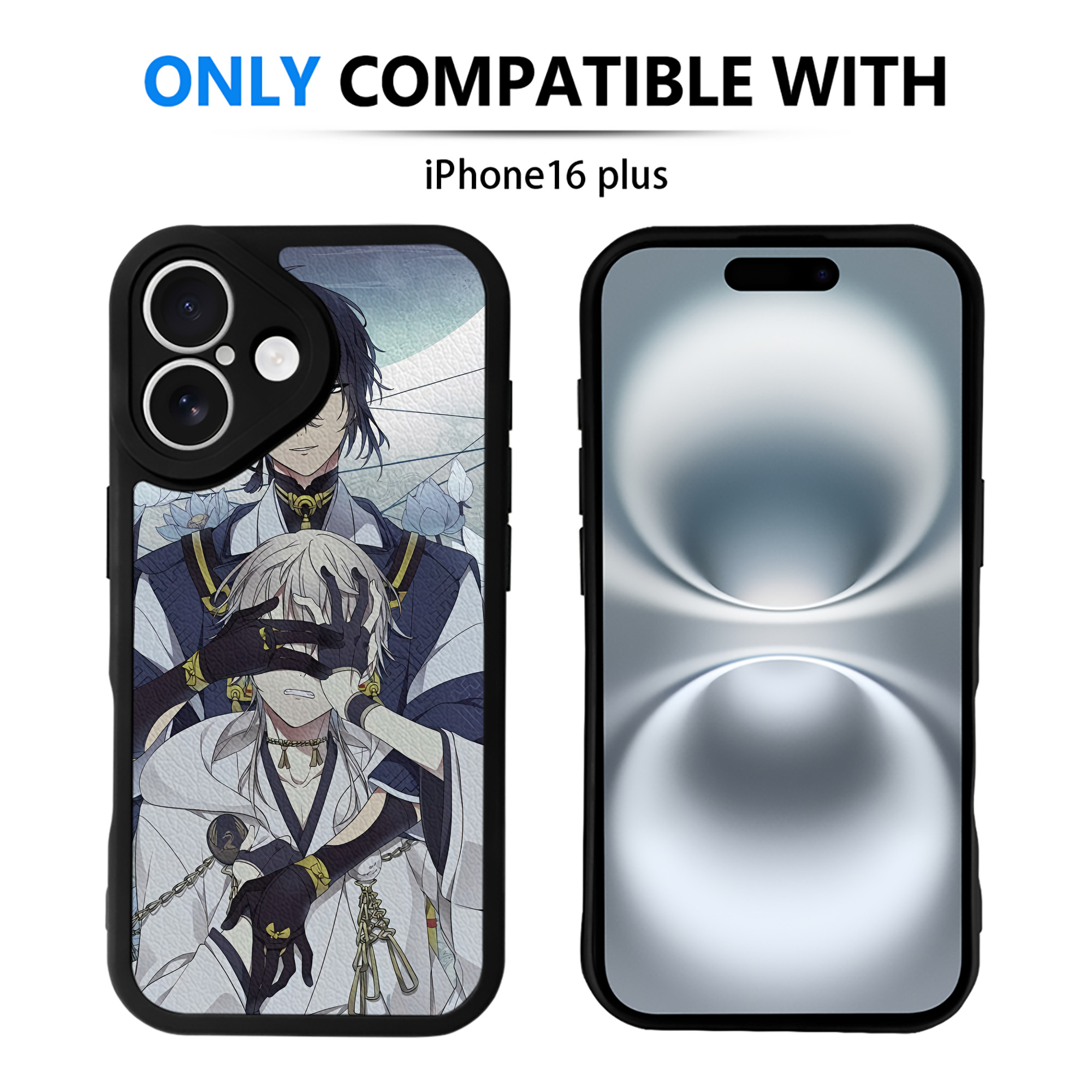 （画像用） 刀剣乱舞 Touken Ranbu 【iPhone 16シリーズ対応】シリコンスマホケース（レザー調） 材質：シリコン